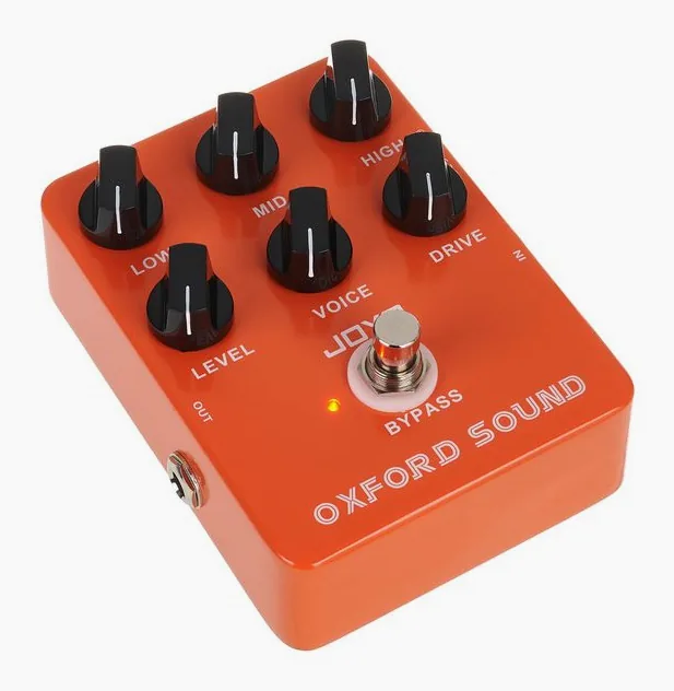 Joyo JF-22 Oxford Sound OD, connettori sul retro dell'unita