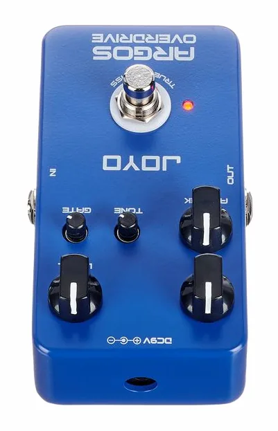 Joyo JF-23 Argos Overdrive, ingressi e uscite laterali