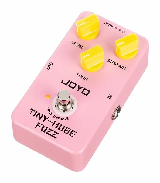 Joyo JF-26 Tiny Huge Fuzz, connettori sul retro dell'unita
