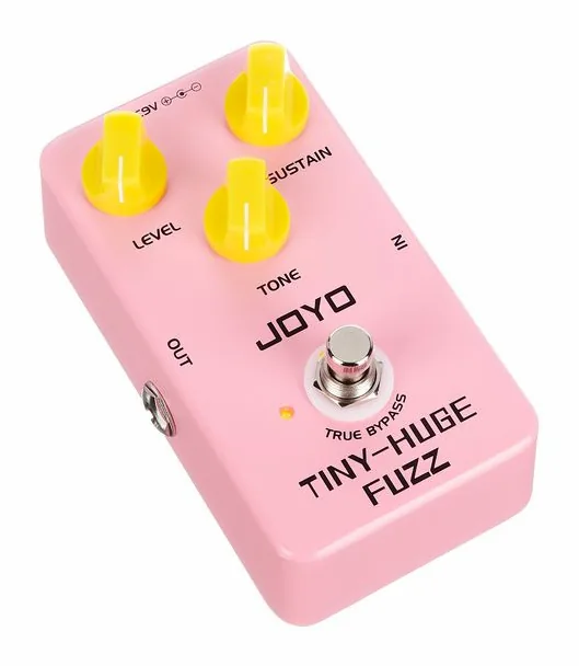 Joyo JF-26 Tiny Huge Fuzz, connettori sul retro dell'unita