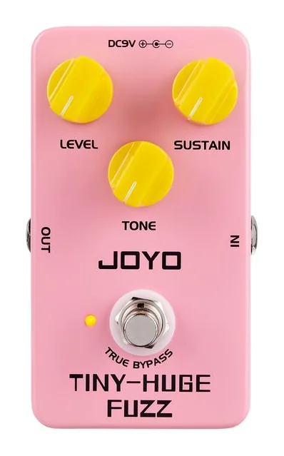 Joyo JF-26 Tiny Huge Fuzz, grafica del pannello superiore