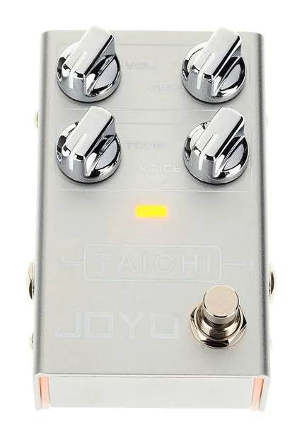 Joyo R-02 Taichi Overdrive, connettori sul retro dell'unita