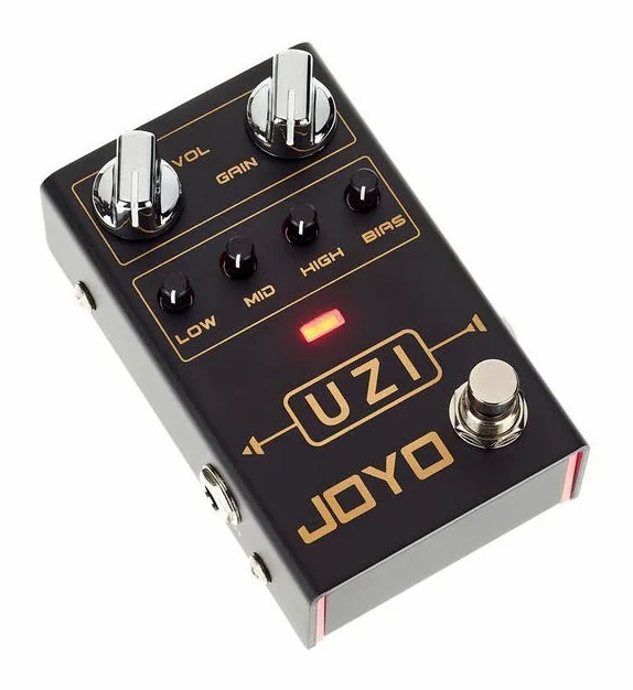 Joyo R-03 Uzi Distortion, connettori sul retro dell'unita