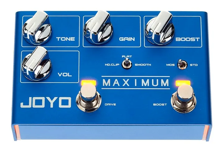 Joyo R-05 Maximum Overdrive, connettori sul retro dell'unita