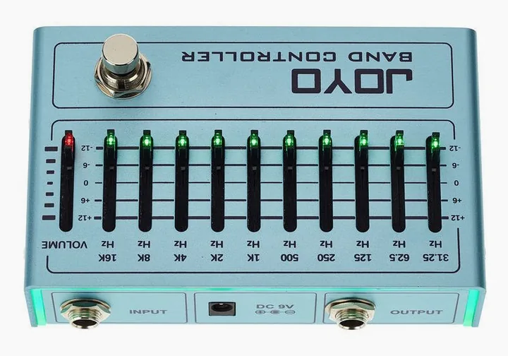 Joyo R-12 Band Controller EQ, connettori sul retro dell'unita