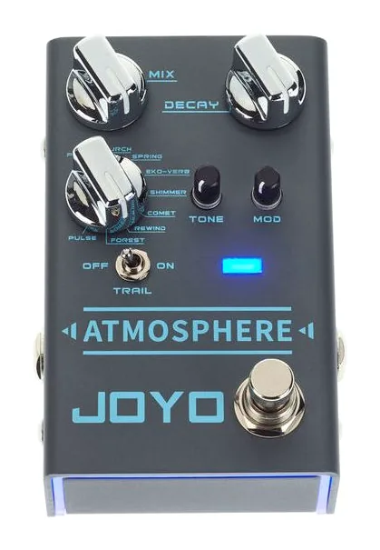 Joyo R-14 Atmosphere Reverb, connettori sul retro dell'unita