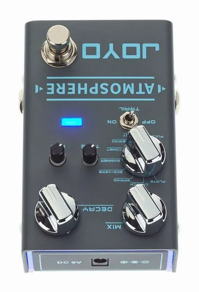 Joyo R-14 Atmosphere Reverb, connettori sul retro dell'unita