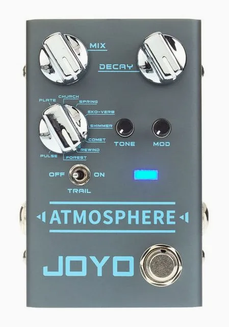 Joyo R-14 Atmosphere Reverb, ingressi e uscite laterali