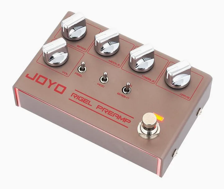 Joyo R-24 Rigel Preamp, ingressi e uscite laterali