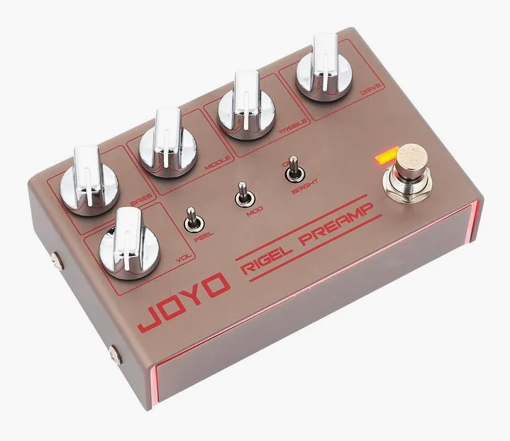 Joyo R-24 Rigel Preamp, led e interruttore a pedale