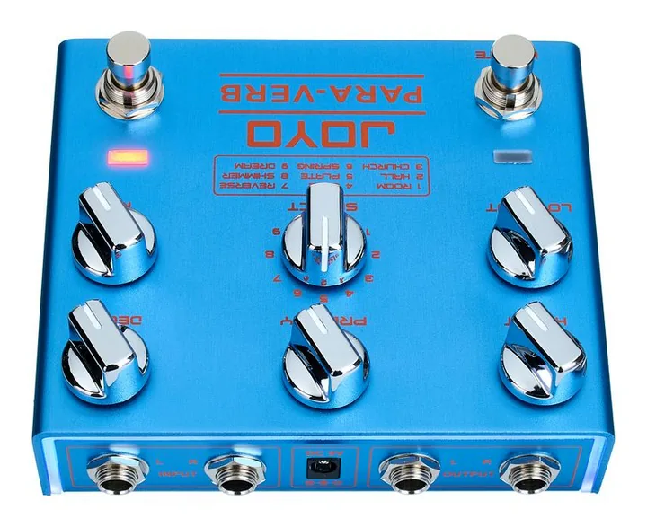 Joyo R-31 Para-Verb Reverb, manopole viste dall'alto