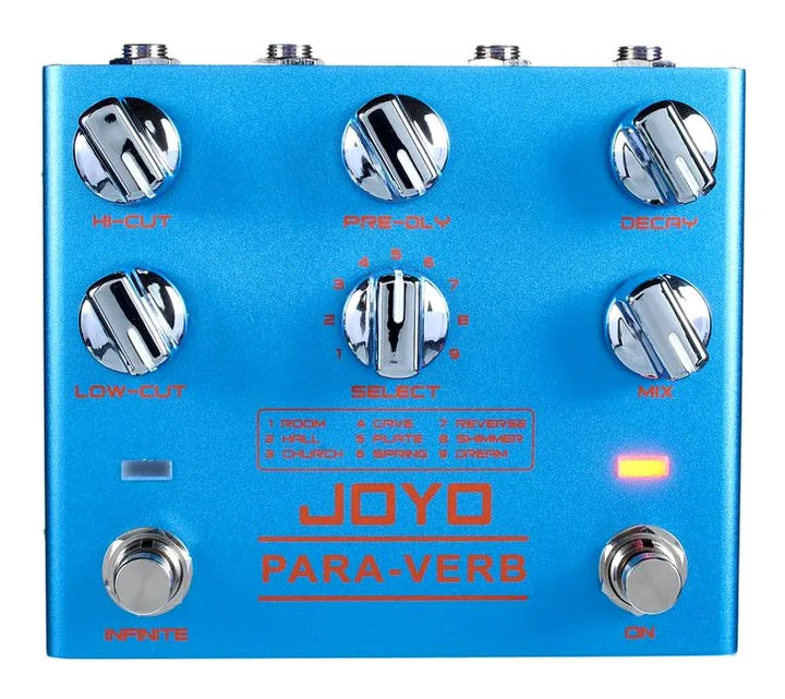Joyo R-31 Para-Verb Reverb, ingressi e uscite laterali