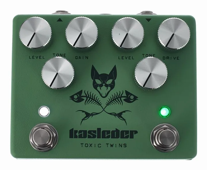 Kasleder Toxic Twins Dual Overdrive, ingressi e uscite laterali
