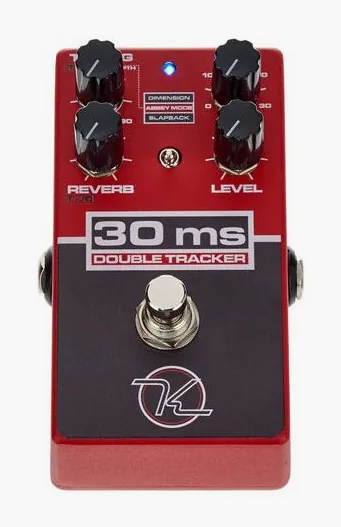 Keeley 30ms Automatic Double Tracker, grafica del pannello superiore
