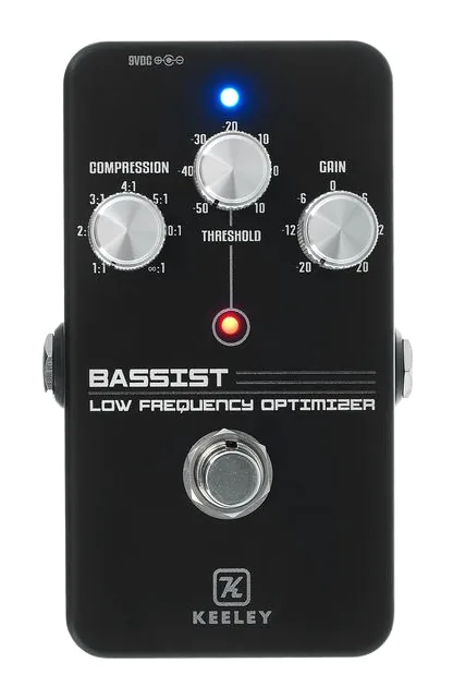 Keeley Bass Compressor 2K24, grafica del pannello superiore