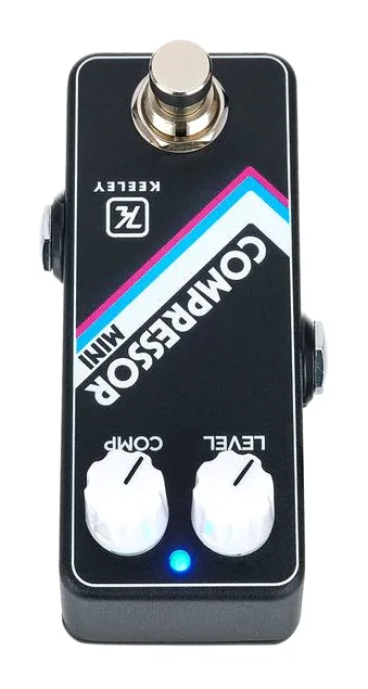 Keeley Compressor Mini, manopole viste dall'alto