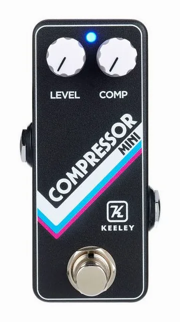 Keeley Compressor Mini, led e interruttore a pedale