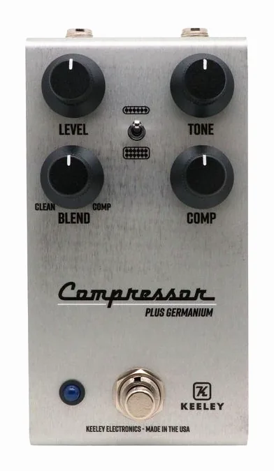 Keeley Compressor Plus Germanium, led e interruttore a pedale