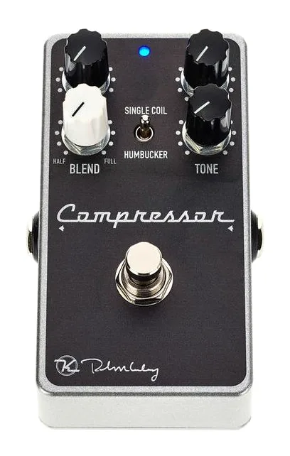 Keeley Compressor Plus, manopole viste dall'alto