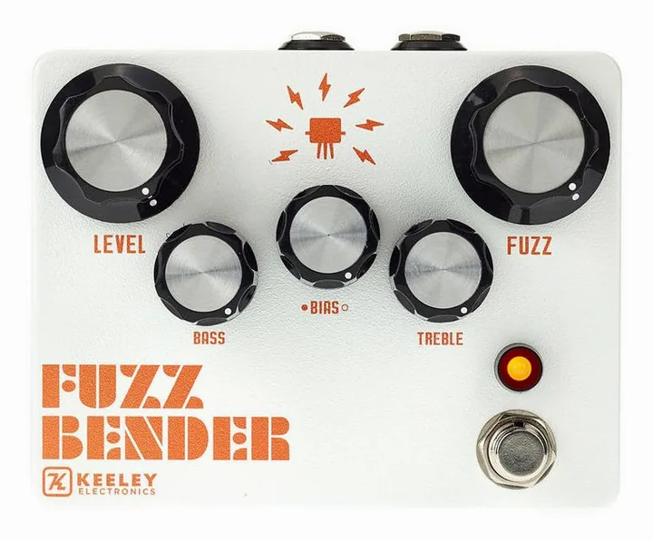 Keeley Fuzz Bender, led e interruttore a pedale