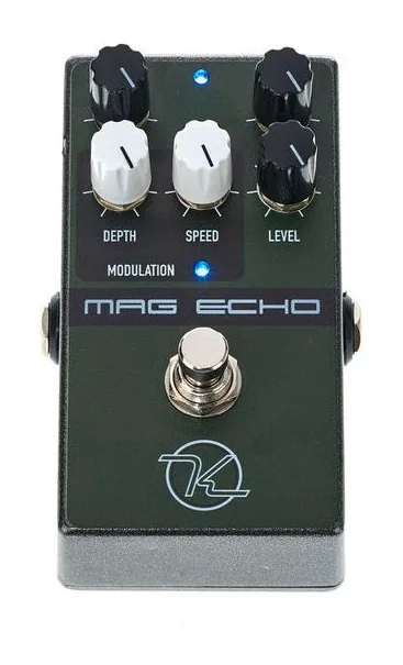 Keeley Magnetic Echo Delay, grafica del pannello superiore