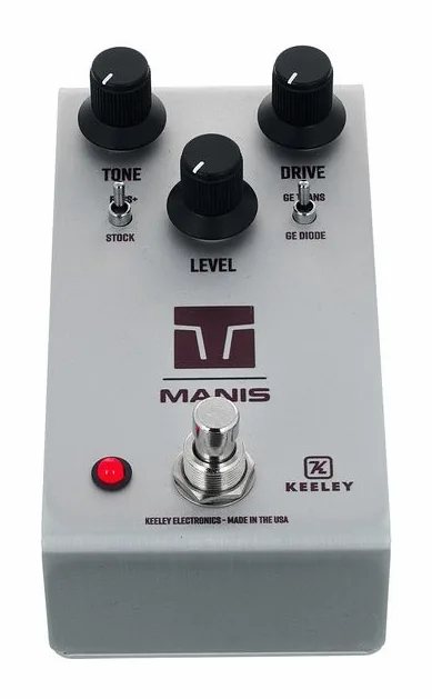 Keeley Manis Overdrive, connettori sul retro dell'unita