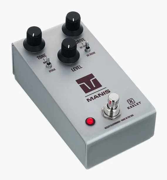 Keeley Manis Overdrive, connettori sul retro dell'unita