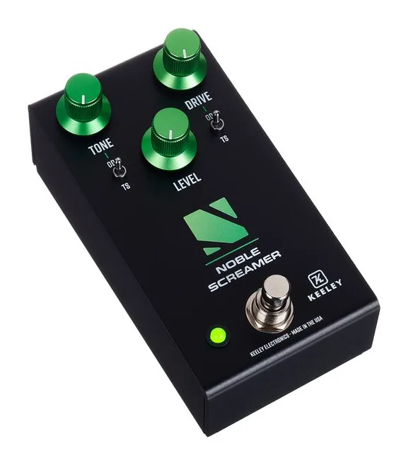 Keeley Noble Screamer Overdrive, led e interruttore a pedale