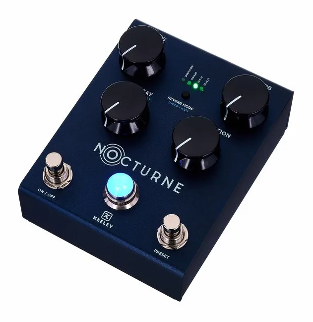 Keeley Nocturne - Reverb, grafica del pannello superiore
