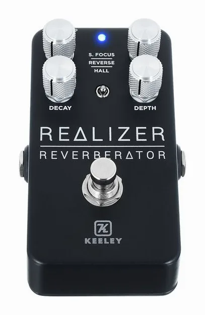 Keeley Realizer Reverberator 2K24 C, grafica del pannello superiore