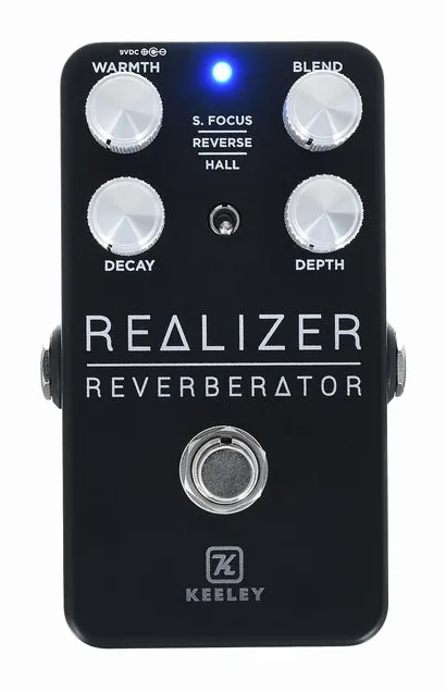 Keeley Realizer Reverberator 2K24 C, ingressi e uscite laterali