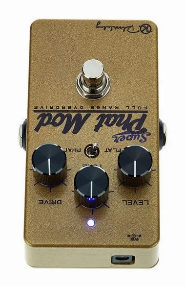 Keeley Super Phat Mod Full Range OD, connettori sul retro dell'unita