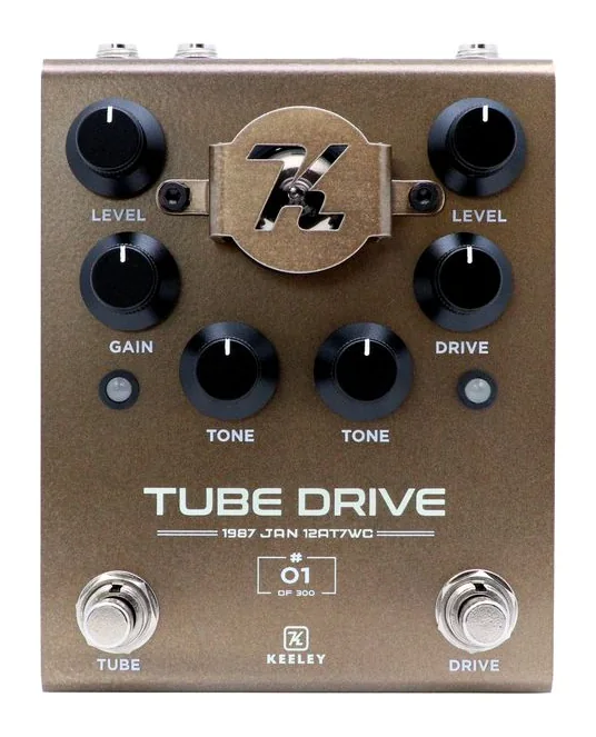 Keeley Tube Drive Distortion, connettori sul retro dell'unita