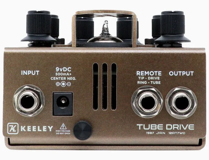 Keeley Tube Drive Distortion, led e interruttore a pedale