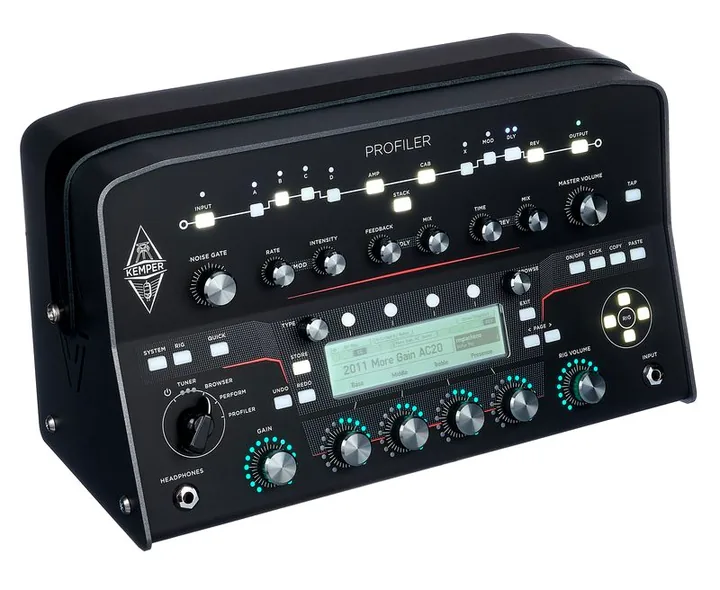 Kemper Profiler Head MK 2, manopole e selettore dei canali