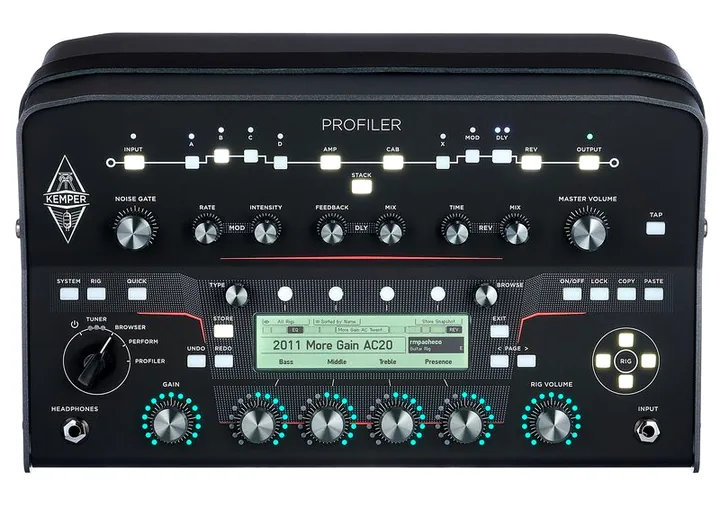 Kemper Profiler Head + Remote MK 2, manopole e selettore dei canali