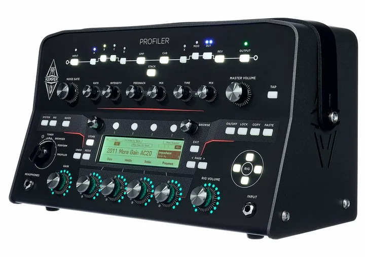 Kemper Profiler PowerHead MK 2, pannello dei controlli in primo piano