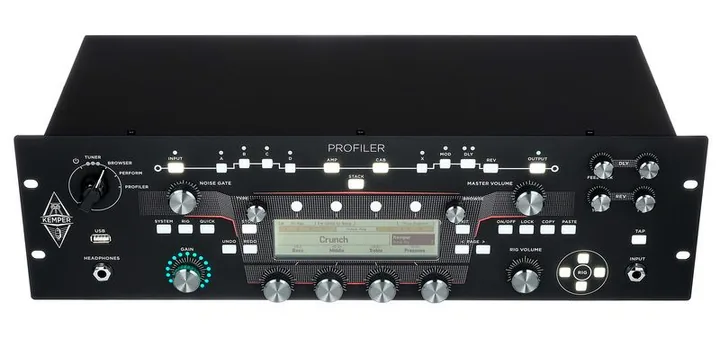 Kemper Profiler PowerRack MK 2, logo e finiture del pannello frontale