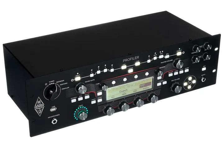 Kemper Profiler PowerRack MK 2, vista dall'alto della testata