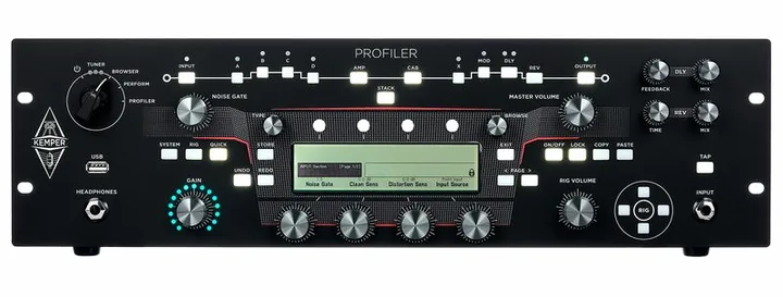 Kemper Profiler PowerRack MK 2, pannello dei controlli in primo piano