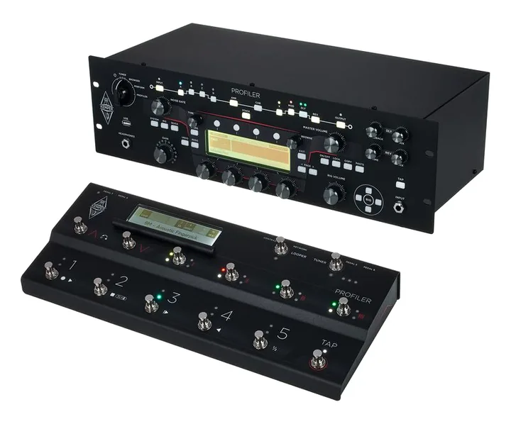 Kemper Profiler PowerRack+ Remote MK2 in primo piano frontale