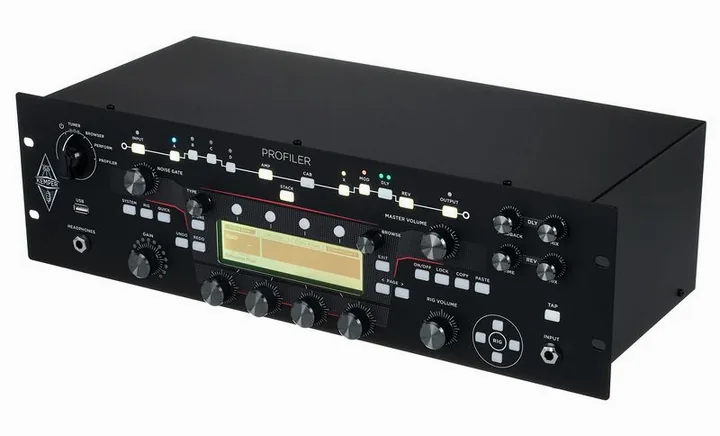 Kemper Profiler Rack MK 2 inquadrato di fronte su sfondo neutro