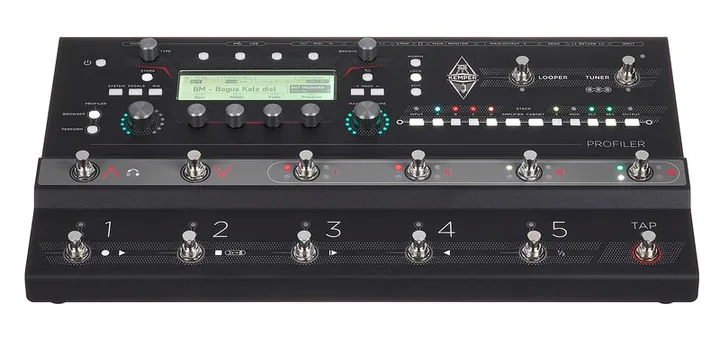 Kemper Profiler Stage MK 2, pannello dei controlli in primo piano