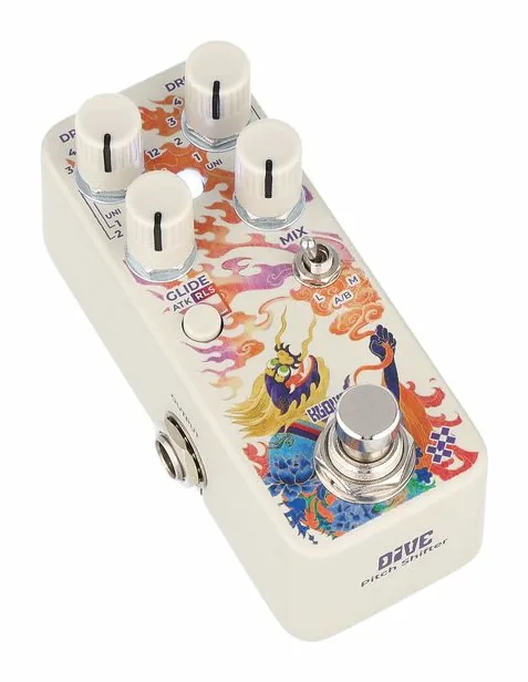 Klowra Dive Pitch Shifter, manopole viste dall'alto