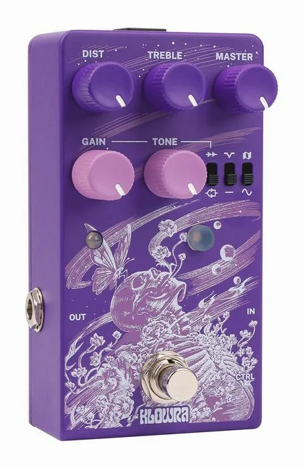 Klowra Gnash Analog Distortion, grafica del pannello superiore