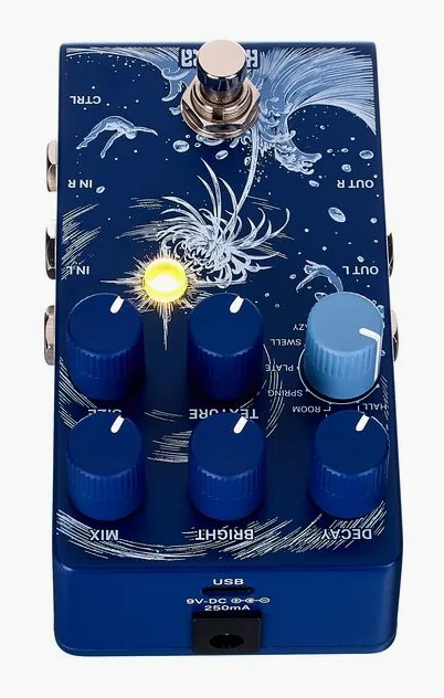Klowra Limbo Stereo Reverb, ingressi e uscite laterali