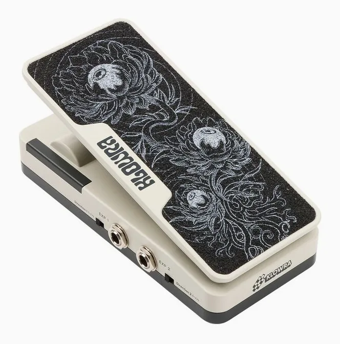 Klowra Mantra Dual Expression Pedal, connettori sul retro dell'unita