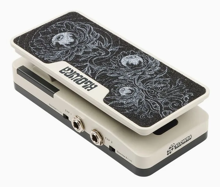 Klowra Mantra Dual Expression Pedal, manopole viste dall'alto