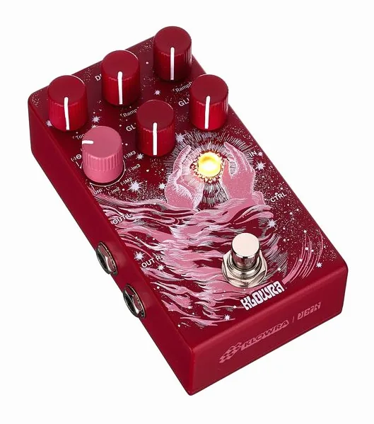 Klowra Vein Pitch-Shifter & Harmonic, manopole viste dall'alto