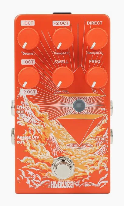 Klowra Verdict Polyphonic Octaver, manopole viste dall'alto